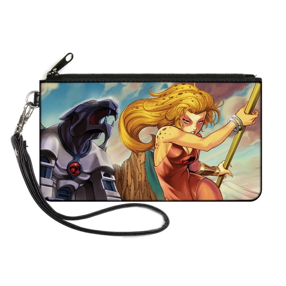 Thundercats Wallet, Zip Clutch, Thundercats Cheetara Cats Lair Action Pose, Canvas