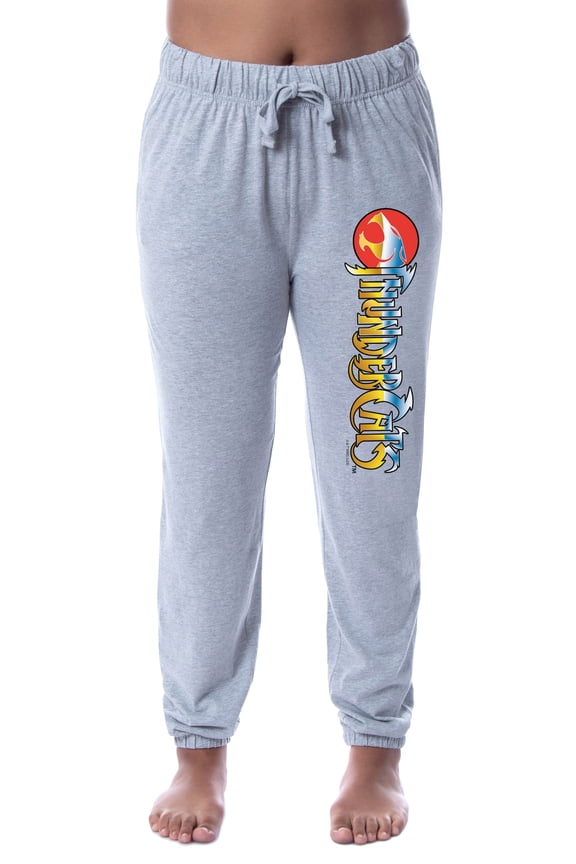 Thundercats Womens' Classic Show Title Logo Sleep Jogger Pajama Pants