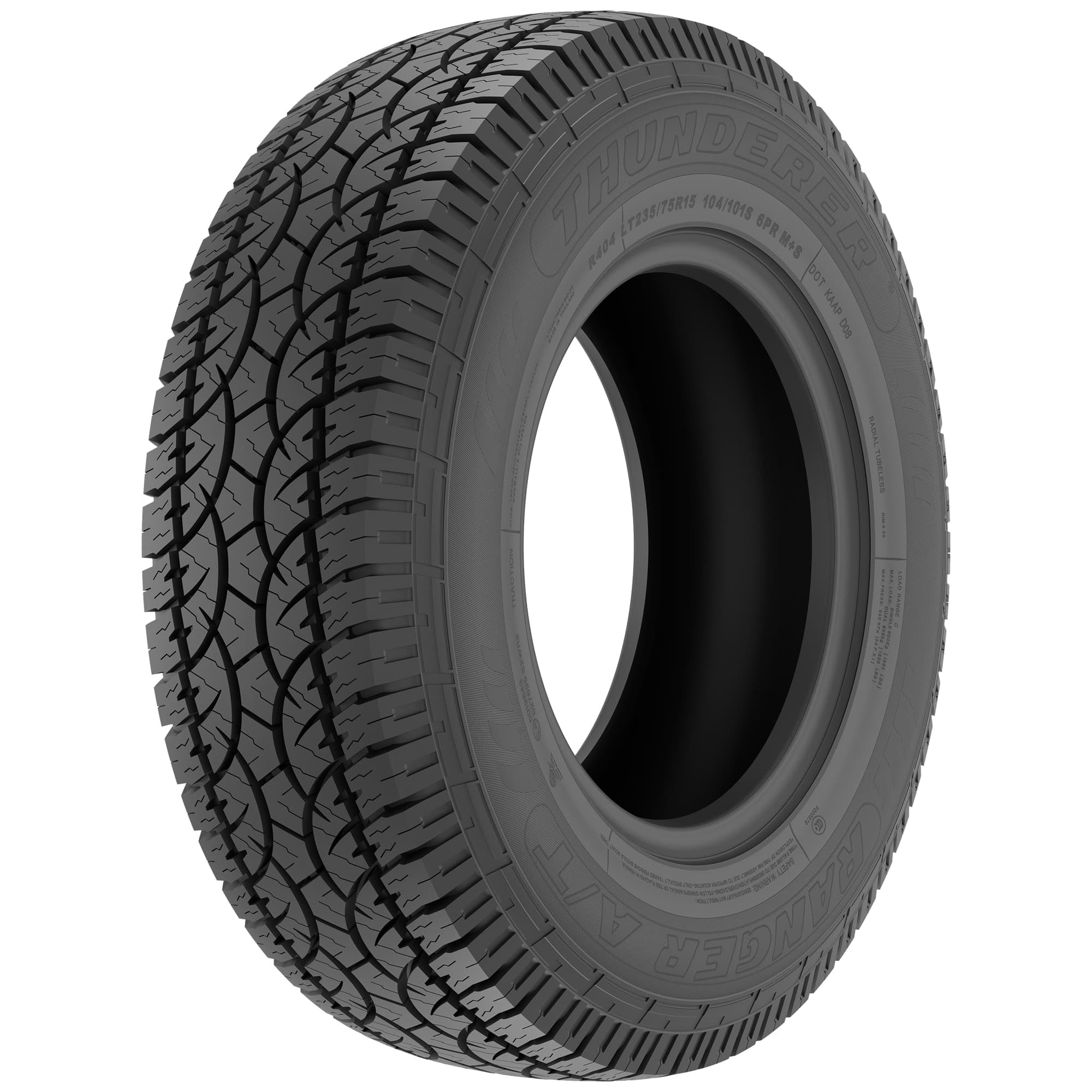 Thunderer Ranger A/T R404 All Terrain LT225/75R16 115/112S E Light Truck Tire