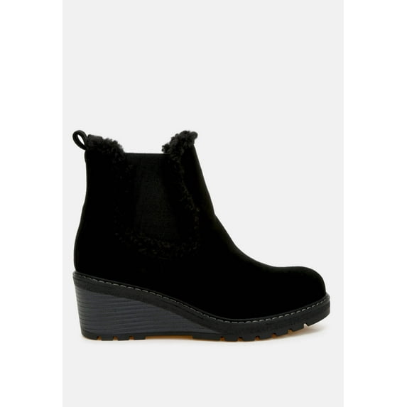 Thunderhoof Faux Fur Lined Chelsea Boots