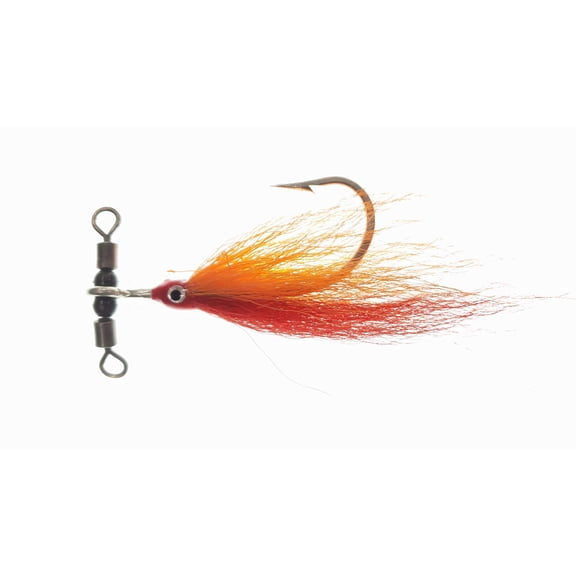 Thundermist Lure Company TSR-2/0X1/0-OR Teaser-T Fishing Terminal Tackle, Orange