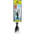thumbnail image 1 of Thundermist Lures FJ-2-BLK-BBR Bucktail Flexi Jigs, Black & Red - 2 oz, 1 of 1