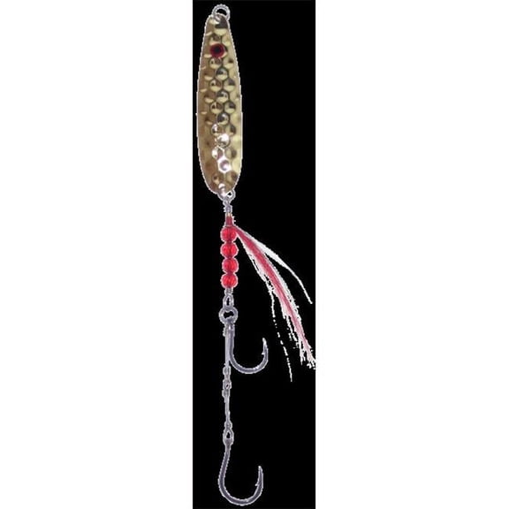 Thundermist Lures SS20-H-650 Super Strong Bucktail Viper Spoon, Gold - Size 3-0 & 5-0
