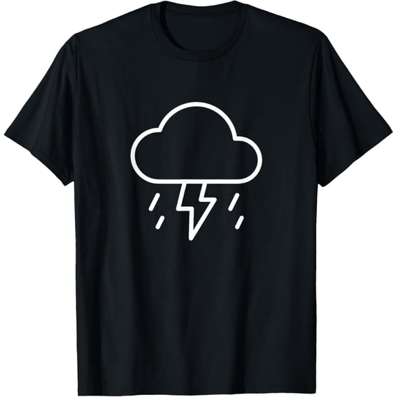 Thunderstorm Lightning Thunder Rain Storm Bad Weather T-Shirt