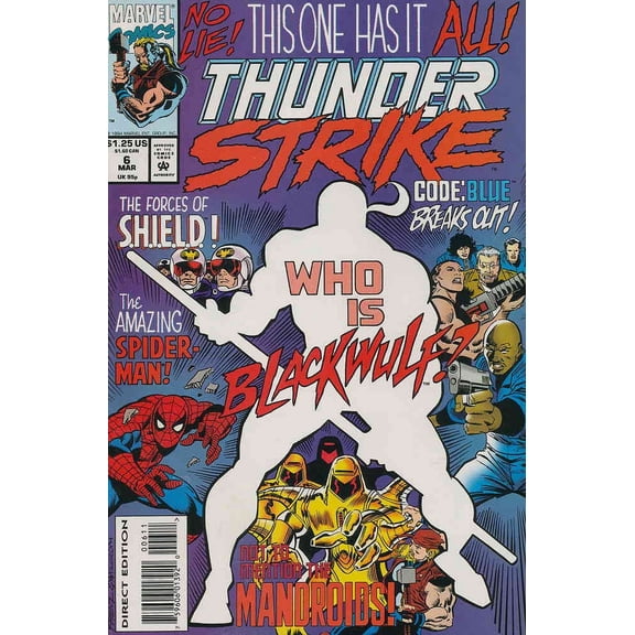 Thunderstrike #6 VF ; Marvel Comic Book