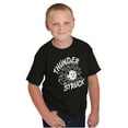 thumbnail image 1 of Thunderstruck Funny Bowling Novelty Crewneck T Shirts Boy Girl Teen Brisco Brands L, 1 of 6