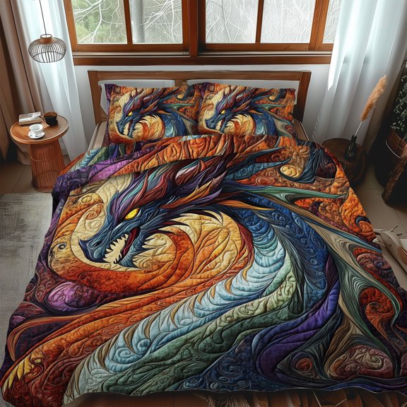 Thunderwing 3-Piece Quilted Bedding Set