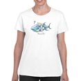 thumbnail image 1 of Thunnus Puzzlidae T-Shirt Women -Engin Selcuk Designs, Female 4X-Large, 1 of 4