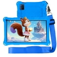 thumbnail image 1 of Thunrlge Kids Tablet, 7-Inch Kids Tablet, Android Tablet, 3+5 RAM 64GB ROM (TF CARD 256GB) Google Certified, Kids Software Pre-Installed, WiFi, Shockproof Case, Gift for kids, (Blue), 1 of 10