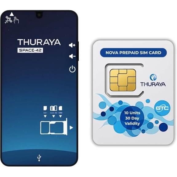 Thuraya ONE Satellite Phone + 10-Unit NOVA SIM | Dual-Mode GSM & Satellite | 6.67 AMOLED | Rugged IP67 | Android 14 | 50MP Camera