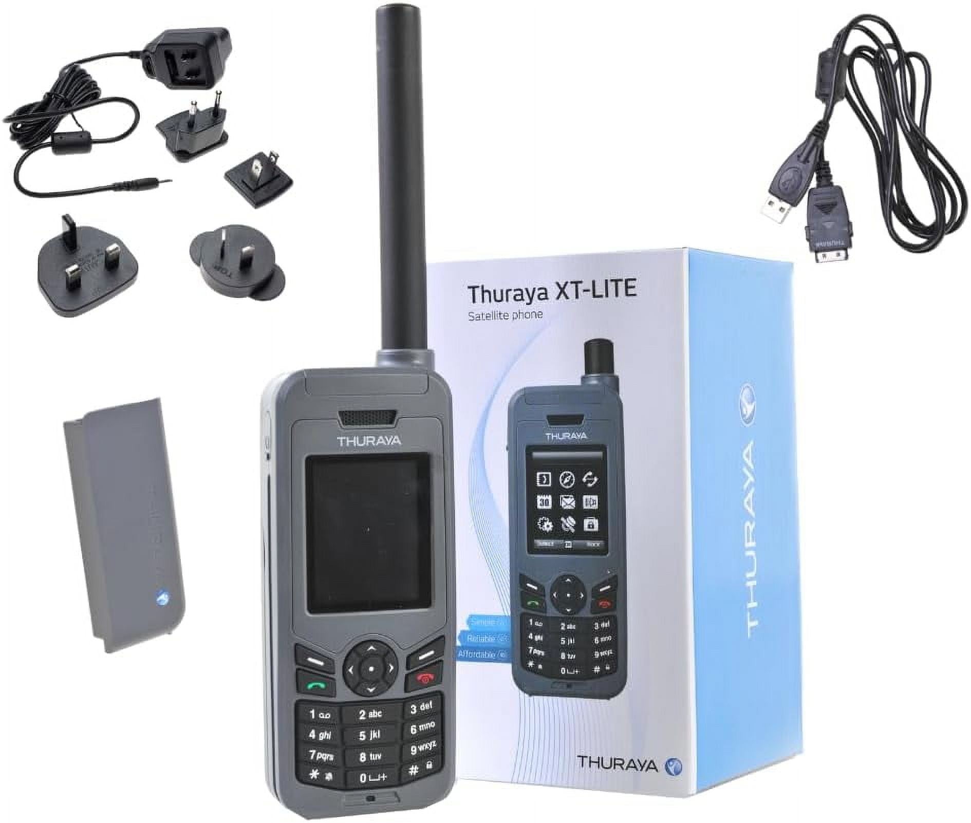 Thuraya XT-LITE Easy-to-Use Global Satellite Phone with Long