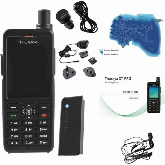 Thuraya XT-PRO Satellite Phone | Rugged Design | Long Battery Life | GPS | Dual-SIM | Waterproof | High Call Quality