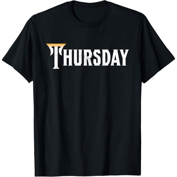 Thursday Distressed Weekday Funny T-Shirt