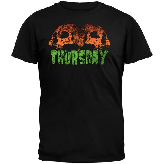 Thursday Men's Twin Skulls Short Sleeve T Shirt