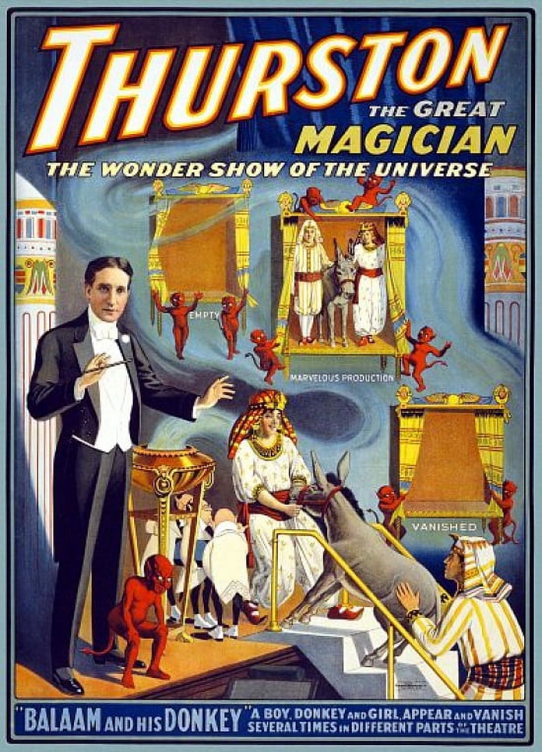 Thurston Balaam And His Donkey Magic Canvas Art - (18 x 24)