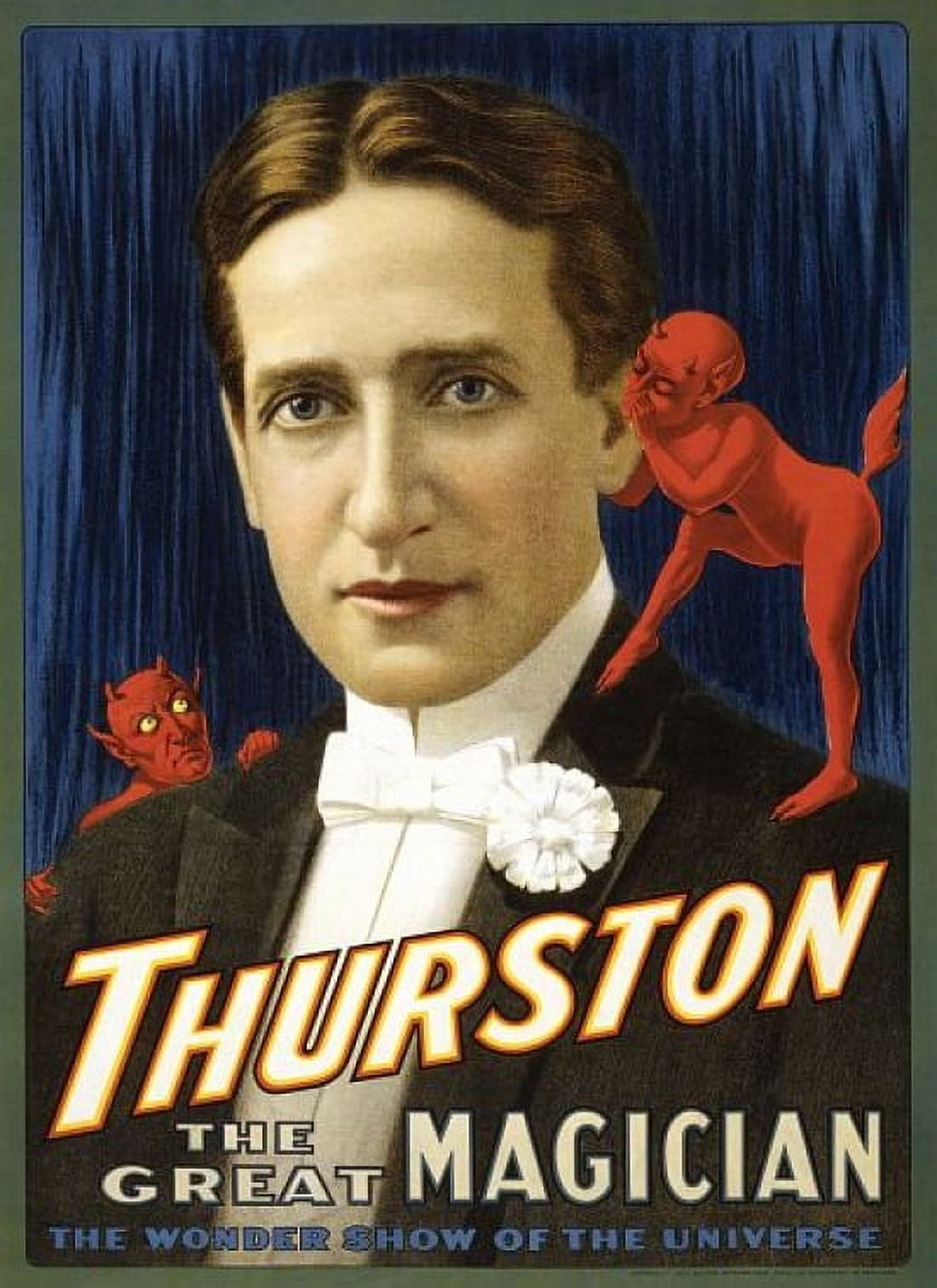 Thurston Magical Show Magician Magic Canvas Art - (18 x 24)