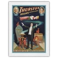 thumbnail image 1 of Thurston The Great Magician - Harry Kellar’s Successor - Vintage Magic Poster c.1908 - Japanese Unryu Rice Paper Art Print 24 x 32 in, 1 of 4