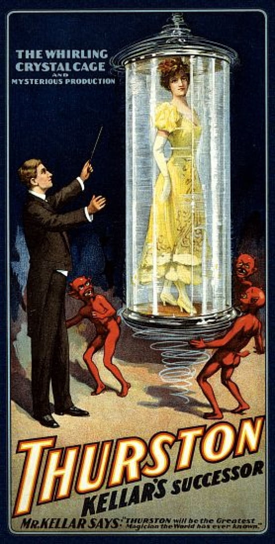 Thurston Whirling Crystal Cage Magic Canvas Art - (24 x 36)