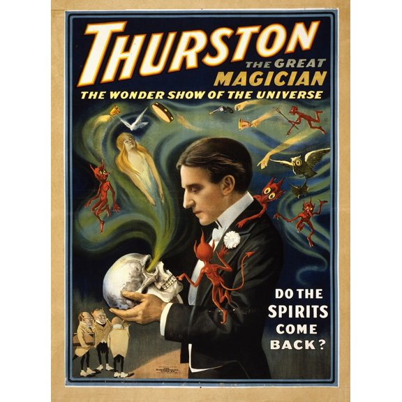 Thurston the great magician the wonder show of the universe. (1915) Poster Print by Donaldson Lith. Co (24 x 36)