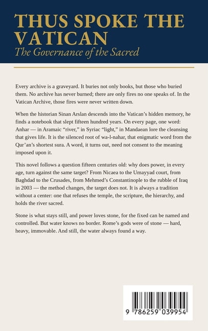 Thus Spoke the Vatican: The Administration of the Sacred, (Paperback)