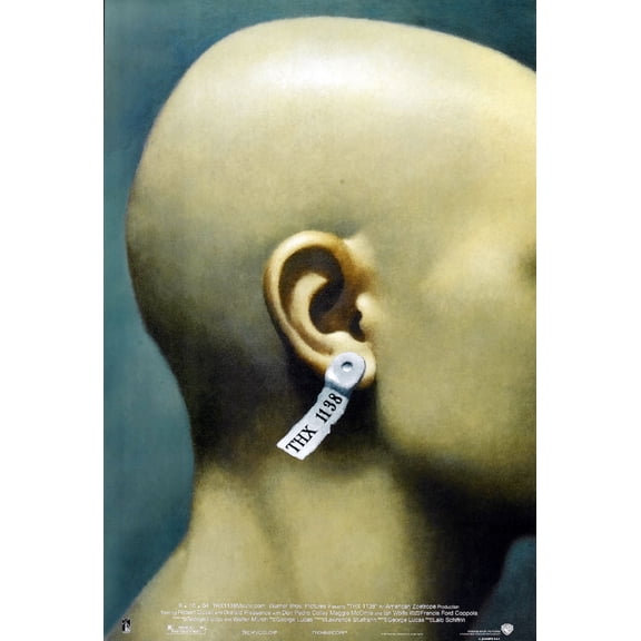 Thx-1138 Mini Movie 11inx17in in Mail/storage/gift tube 11x17 poster