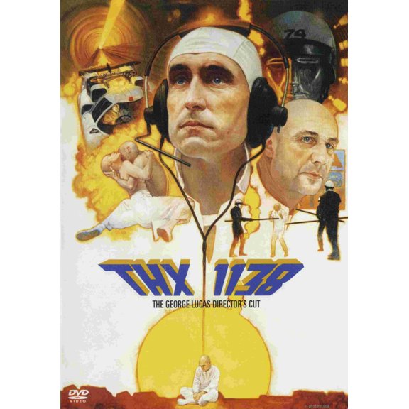 Thx 1138 Movie Poster 12x16 Print on Metal Sign 12in x 16in Multi-Color Square Adults Best Posters