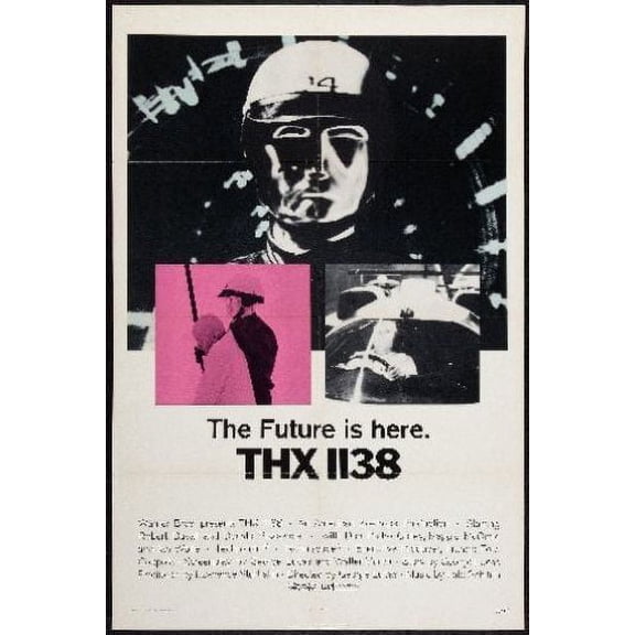 Thx-1138 Poster 16x24 Poster Medium Art Poster 16x24 Unframed, Age: Adults Western Graphic