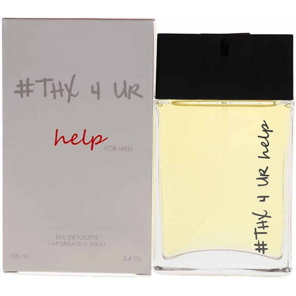 THX 4 UR HELP by Thx 3.4 OZ EAU DE TOILETTE SPRAY NEW in Box for Men