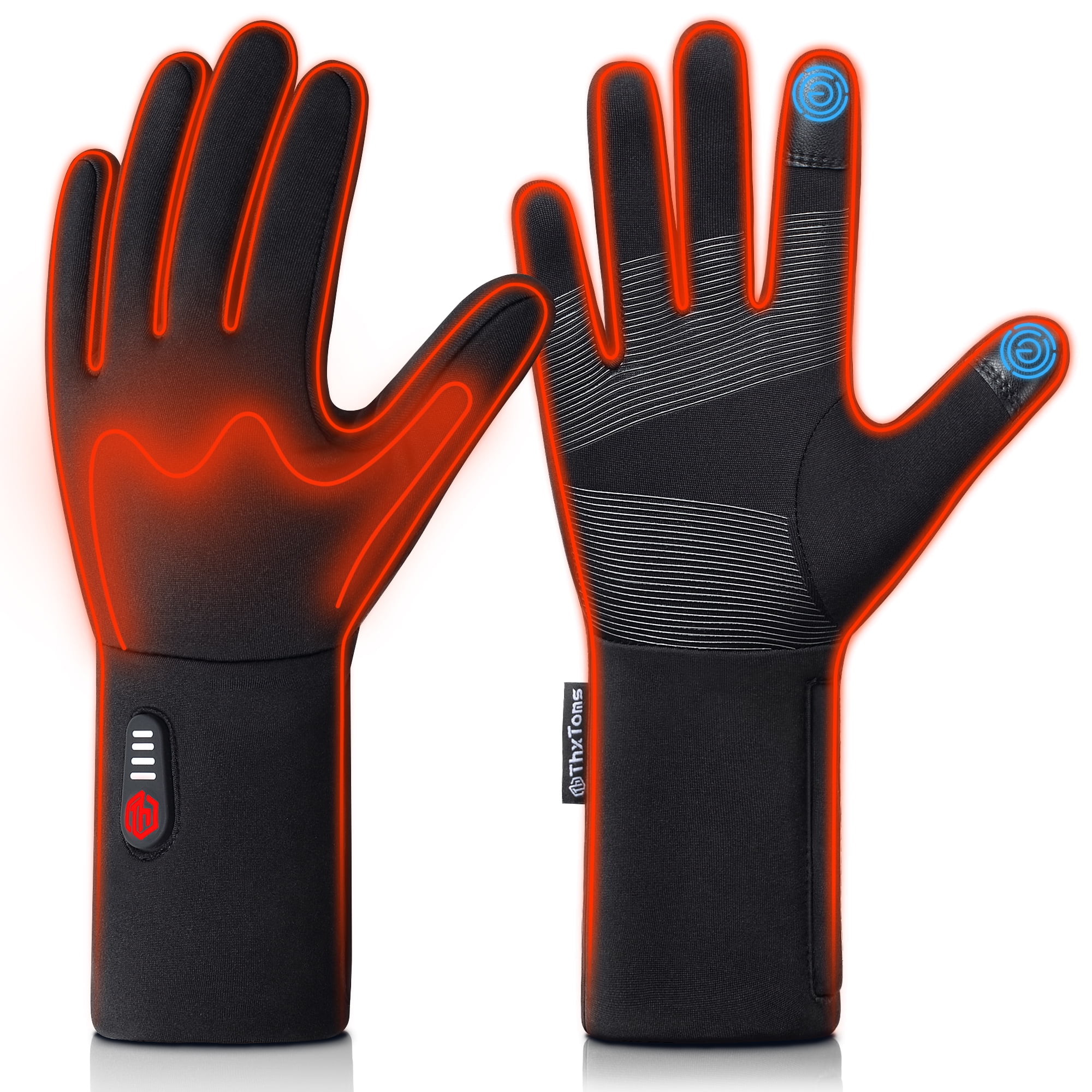 ThxToms Heated Glove Liners for Men Women, Rechargeable Battery Heated Gloves for Arthritis