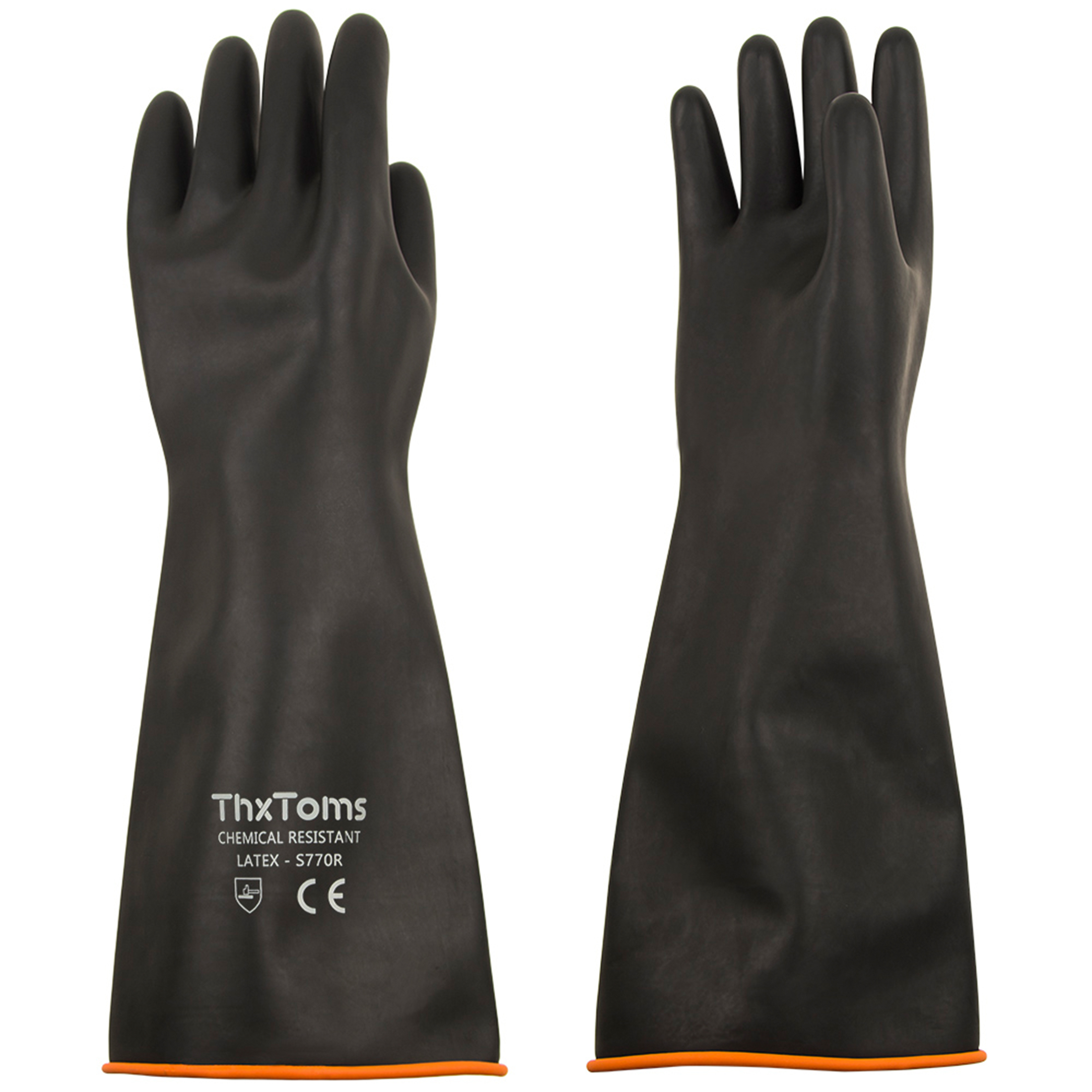  ThxToms Multi Purpose Premium Grade Heavy Duty Grip Latex Gloves Acid 