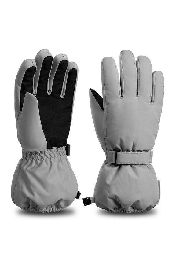 Kids Ski Snow Gloves Winter Waterproof Thermal Gloves for Boys & Girls Toddler Snow Gloves for Cold Weather Outdoor Sports Snowboard Bicycle for 11-14 Years old