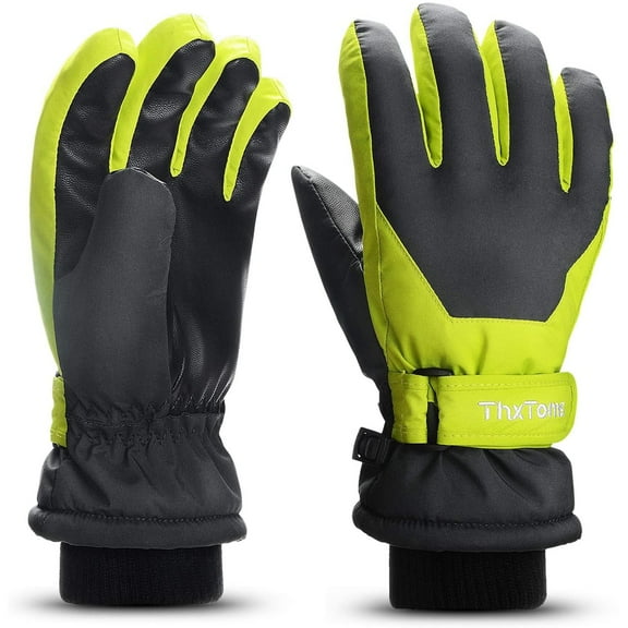 ThxToms Kids Winter Gloves Waterproof Snow Gloves for Kids Skiing Snowboarding, Cold Weather Gear for Boys and Girls