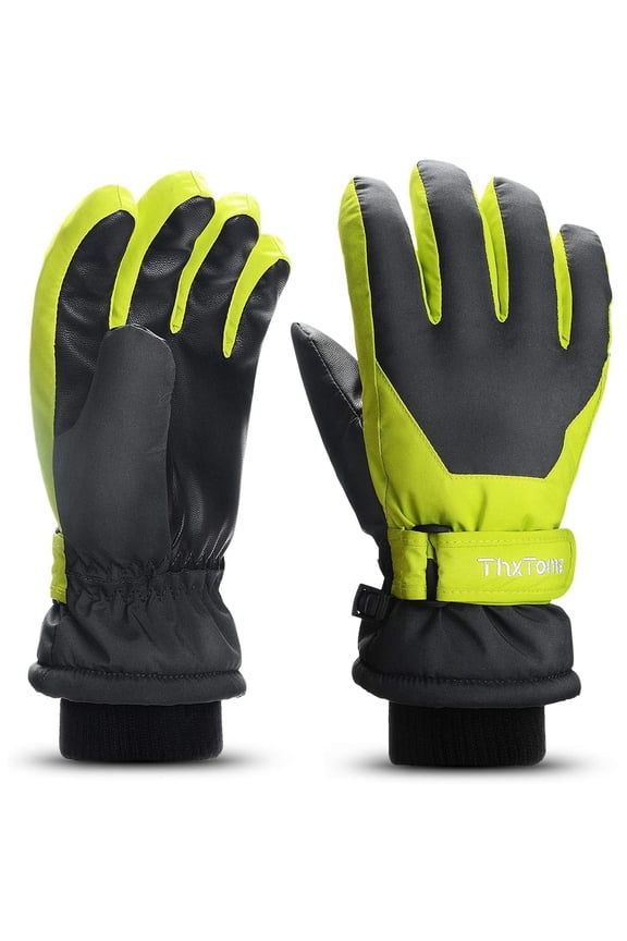 Kids Winter Gloves Waterproof Snow Gloves for Kids Skiing Snowboarding, Cold Weather Gear for Boys and Girls