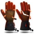 thumbnail image 1 of ThxToms Rechargeable Heated Gloves for Men Women, Thin Battery Electric Heating Gloves with Touch Screen, Winter Hand Warmer for Riding Ski Hunting Arthritis & Raynaud's L, 1 of 9