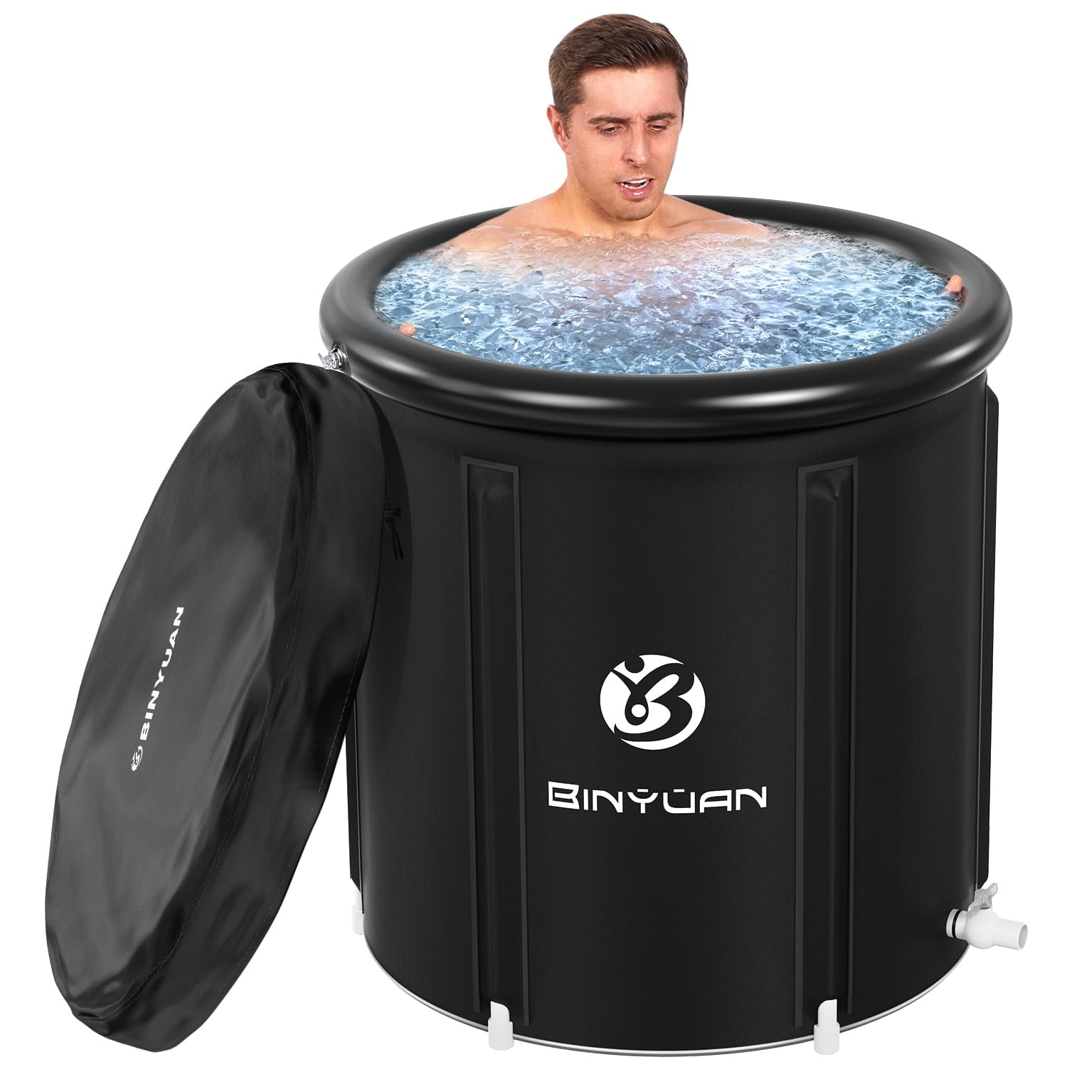 Thy-Hom 400L (106 Gal) Ice Bath Tub Portable Cold Tub/ Hot Tub for Outdoor