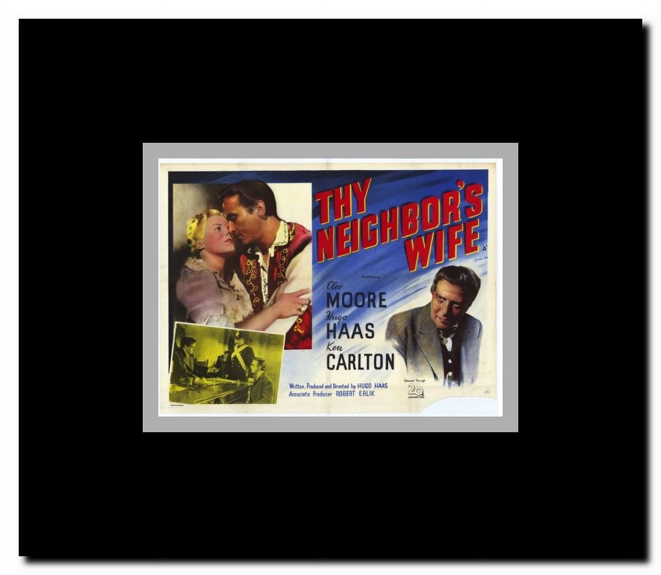 Thy Neighbor's Wife Framed Movie Poster