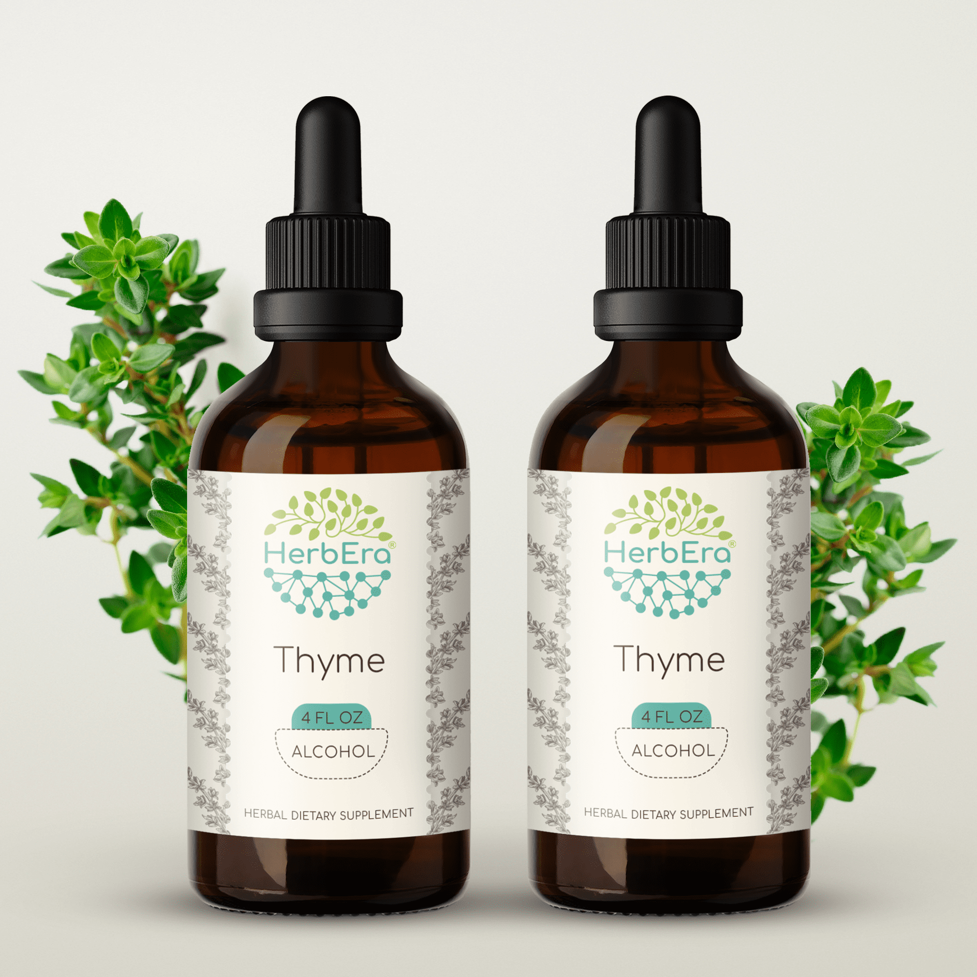 Thyme Alcohol Herbal Extract Tincture, SuperConcentrated Organic Thyme