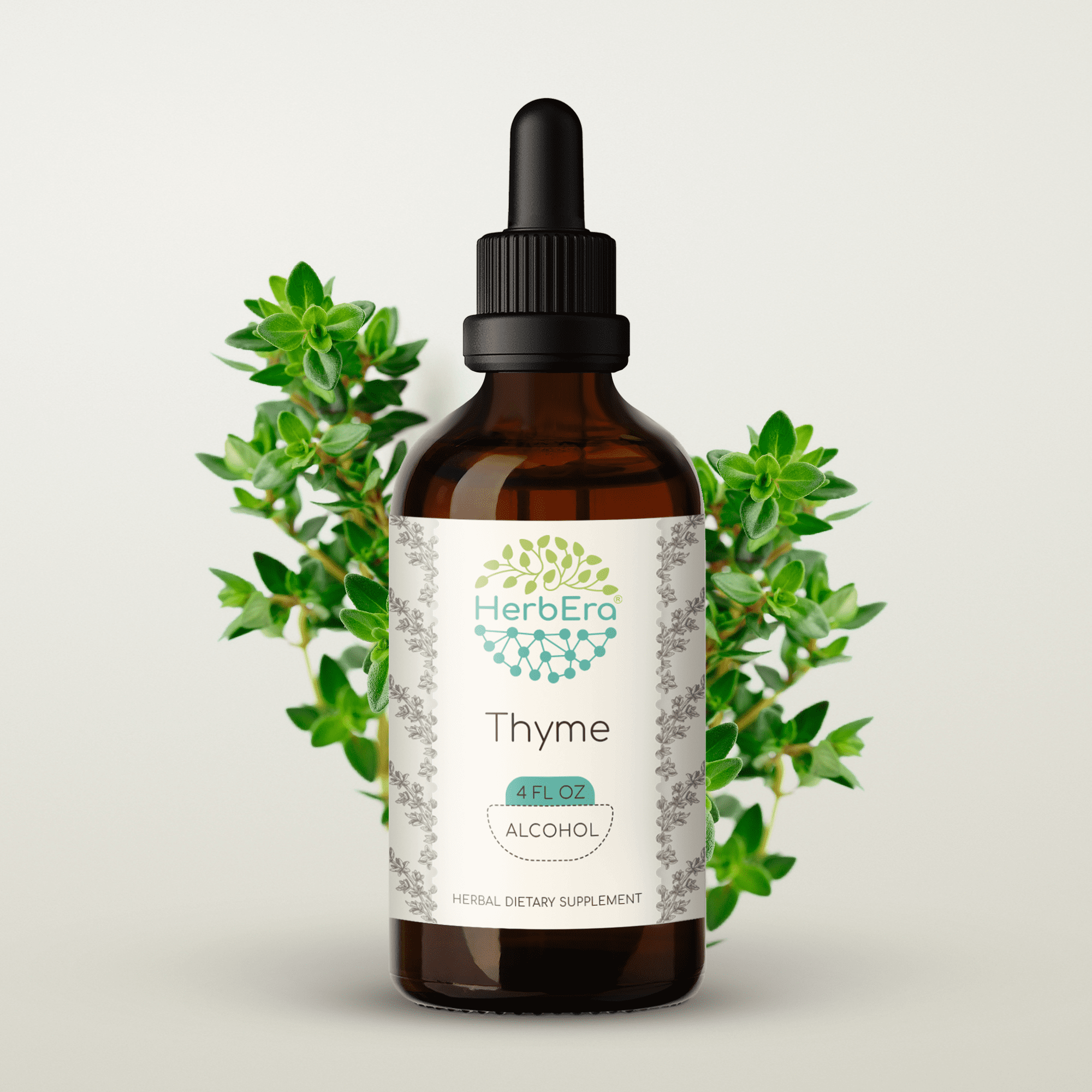 Thyme Alcohol Herbal Extract Tincture, SuperConcentrated Organic Thyme