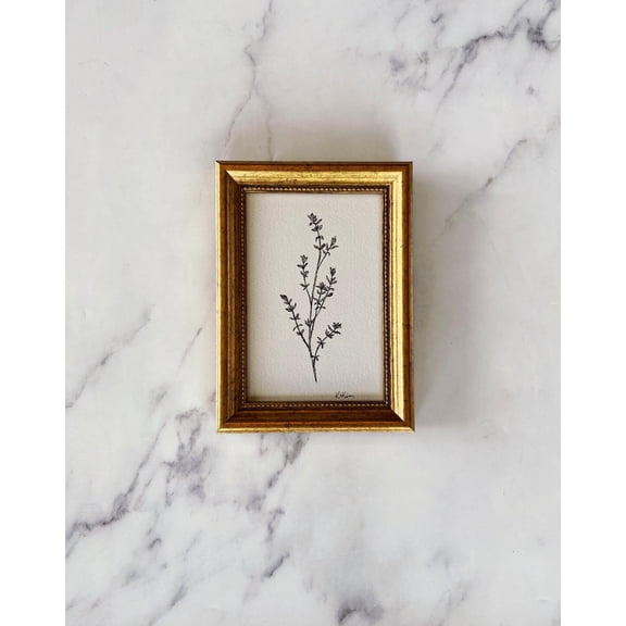 Thyme Art Print, Unframed Paper Poster 8x10in