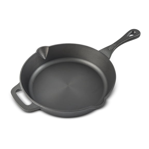 Thyme & Table 10" Smooth Milled, Pre-Seasoned Cast Iron Skillet