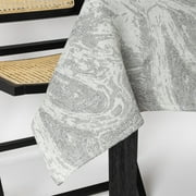 Thyme & Table 102" Rectangle Tablecloth, Gray Marble
