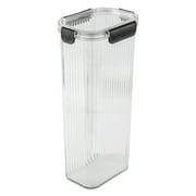 Thyme and Table 11.5 Cup Clear Plastic Pantry Storage Container with Airtight Lid