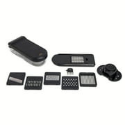 Thyme & Table - 11 Piece Vegetable Chopper with Stainless Steel Blades - Black & Gold