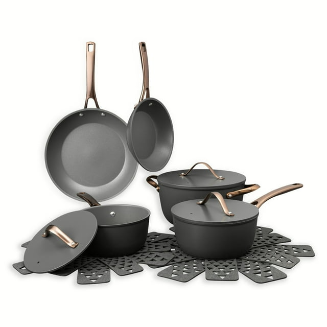 Thyme & Table 12Piece Cookware HeavyDuty NonStick Set Acadia