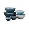 thumbnail interactive-video image 1 of Thyme & Table 12-Piece Nesting Mixing Bowl Set, Blue, 1 of 7