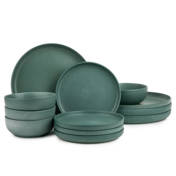 Thyme & Table Versatile 12-Piece, High-Quality Stoneware