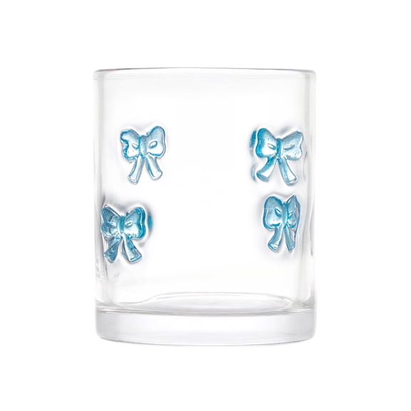 Thyme & Table 12 fl oz Blue Bow Charm Drinking Glass