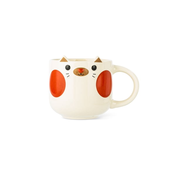 Thyme & Table 13.9 fl oz Figural Cat Stoneware Mug