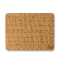 thumbnail interactive-video image 1 of Thyme & Table 13"x17" Bamboo Endgrain Butcher Block, 1 of 10