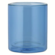 Thyme & Table Blue Double Wall Drinking Glass, 13 fl oz